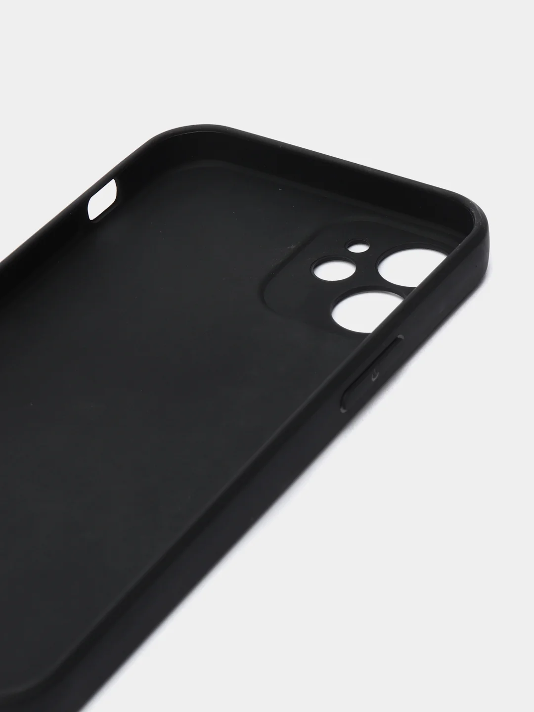 Черный чехол Silicone Case для iPhone 12, 12 Pro, Max, 12 mini, 13, 13 Pro, Max с защитой камеры