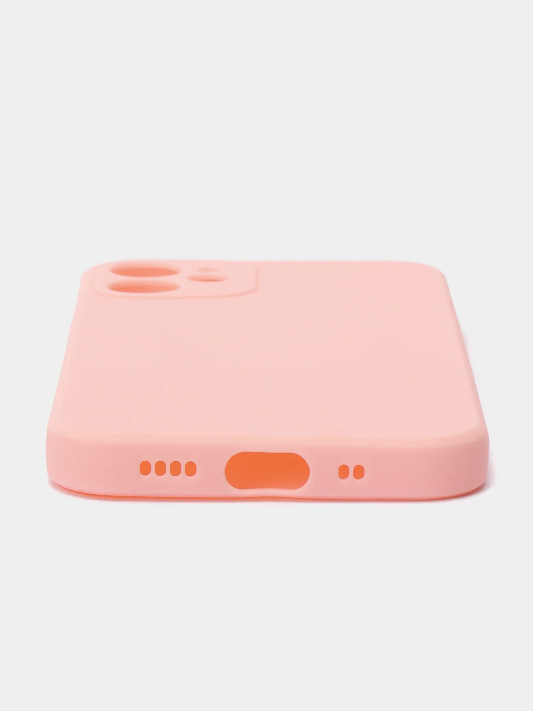 Розовый чехол Silicone Case для iPhone 12, 12 Pro, Max, 12 mini, 13, 13 Pro, Max с защитой камеры