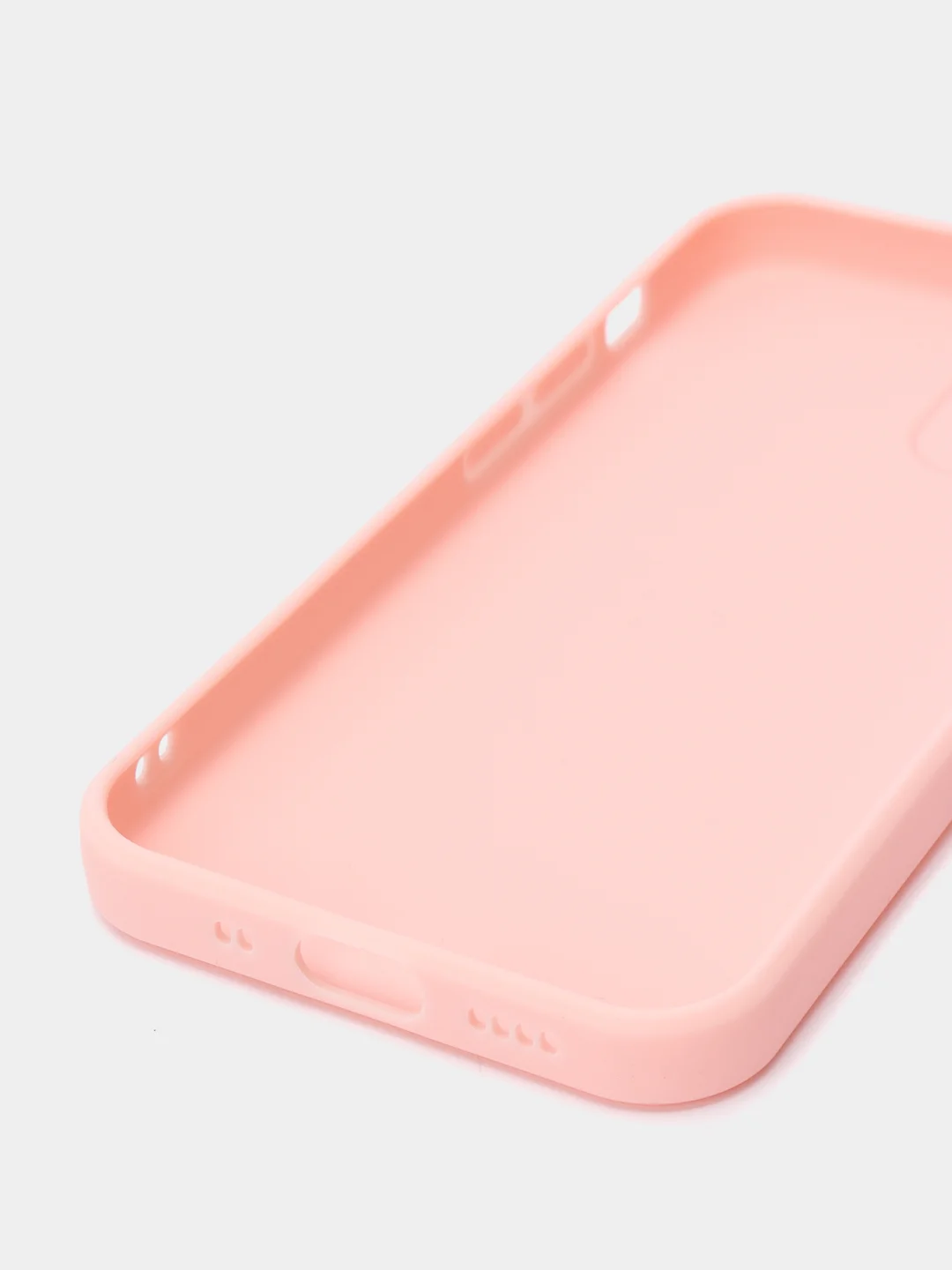 Розовый чехол Silicone Case для iPhone 12, 12 Pro, Max, 12 mini, 13, 13 Pro, Max с защитой камеры