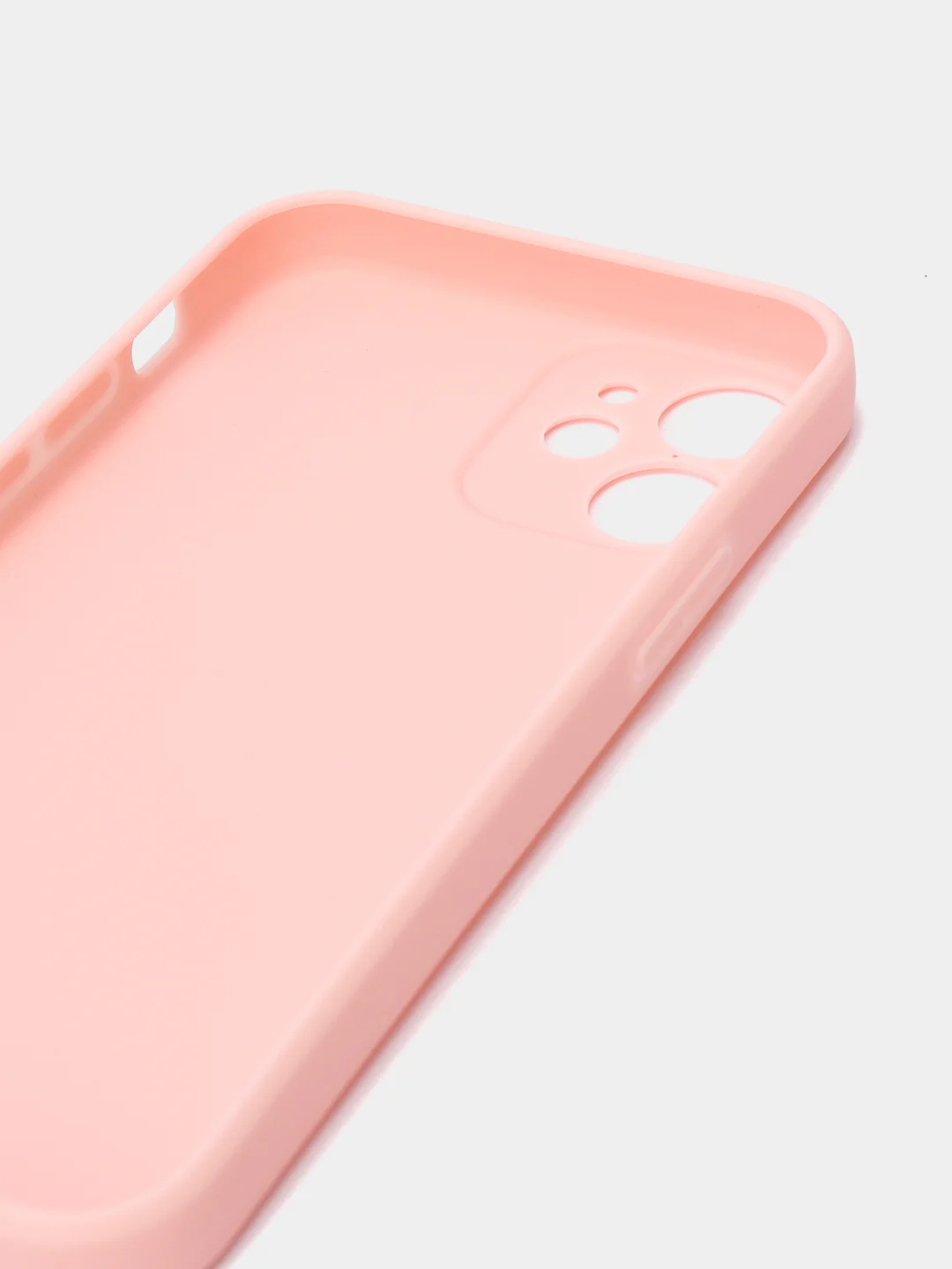 Розовый чехол Silicone Case для iPhone 12, 12 Pro, Max, 12 mini, 13, 13 Pro, Max с защитой камеры