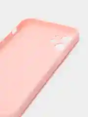 Розовый чехол Silicone Case для iPhone 12, 12 Pro, Max, 12 mini, 13, 13 Pro, Max с защитой камеры
