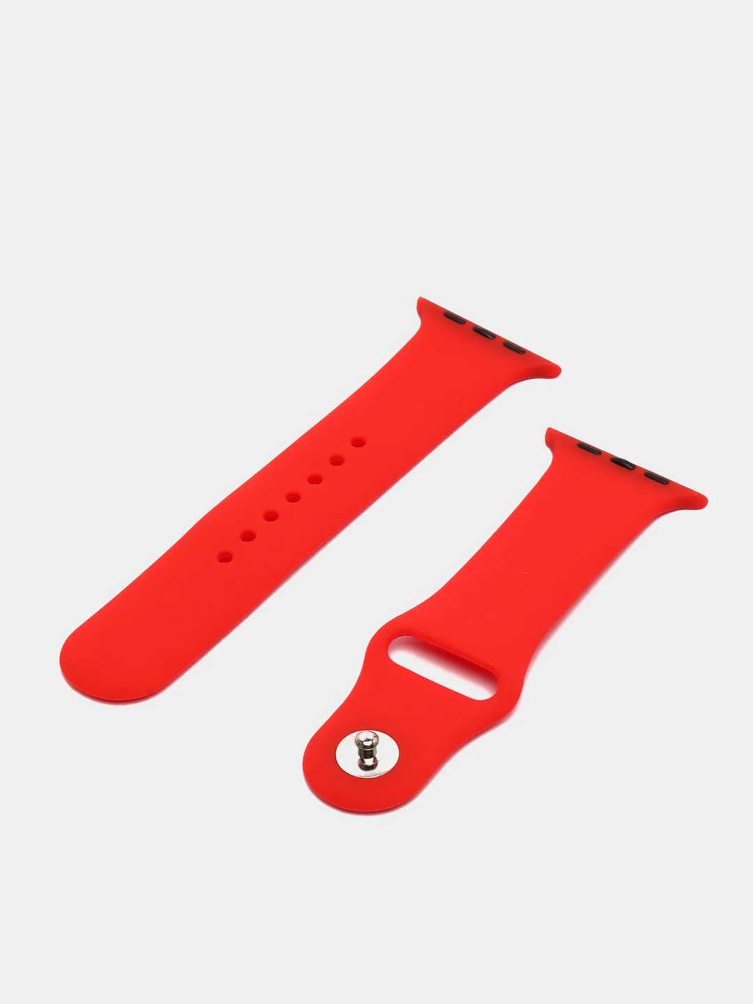 Красный силиконовый ремешок для Apple Watch на 38/40мм и 42/44 мм