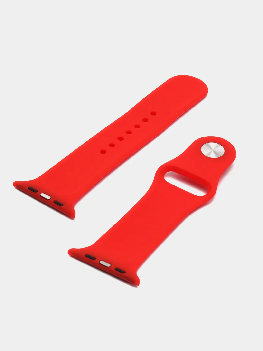 Красный силиконовый ремешок для Apple Watch на 38/40мм и 42/44 мм