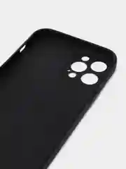 Черный чехол Silicone Case для iPhone 12, 12 Pro, Max, 12 mini, 13, 13 Pro, Max с защитой камеры