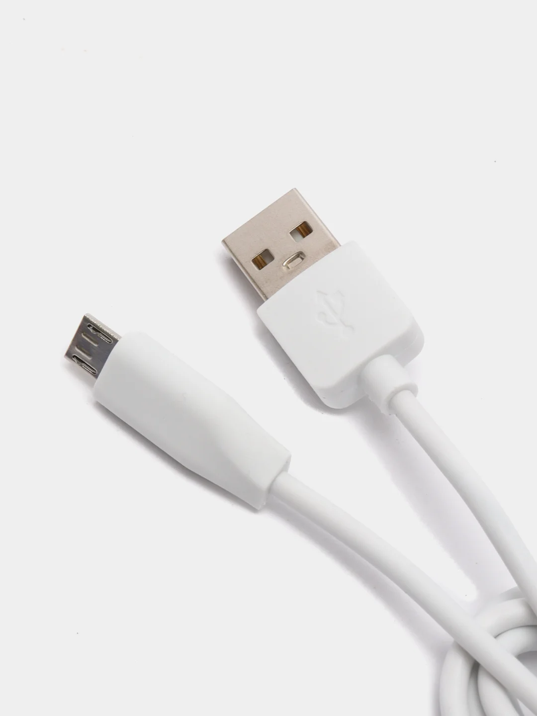 Белый кабель зарядный Hoco X1, Type-C, Micro-USB, Lightning (для iPhone и Android)