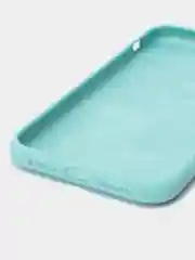 Бирюзовый чехол Silicon Case iPhone 11/12/12PRO MAX с защитой камеры с бархатной подкладкой БЕЗ LOGO