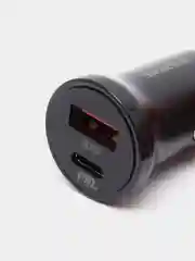 Черный автомобильное зарядное устройство USB 2,4A BOROFONE BZ18,BZ18A PD20W Quick Charge 3.0