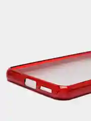 Красный чехол блестящий Xiaomi Redmi Note 11 Pro 4G накладка с блёстками