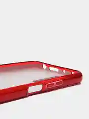 Красный чехол блестящий Xiaomi Redmi Note 11 Pro 4G накладка с блёстками
