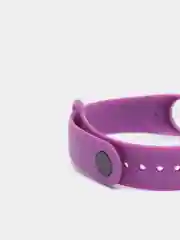 Фиолетовый силиконовый ремешок для фитнес браслета Xiaomi Mi Band 4, Mi Band 3