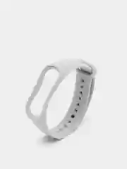 Серый силиконовый ремешок для фитнес браслета Xiaomi Mi Band 4, Mi Band 3