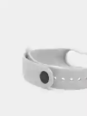Серый силиконовый ремешок для фитнес браслета Xiaomi Mi Band 4, Mi Band 3