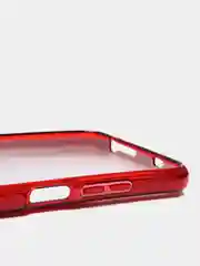 Красный чехол блестящий Xiaomi Redmi Note 11 4G, Redmi Note 11S накладка c блёстками