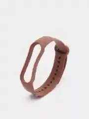 Коричневый силиконовый ремешок для фитнес-браслетов Xiaomi Mi Band 5 / 6