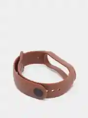 Коричневый силиконовый ремешок для фитнес-браслетов Xiaomi Mi Band 5 / 6