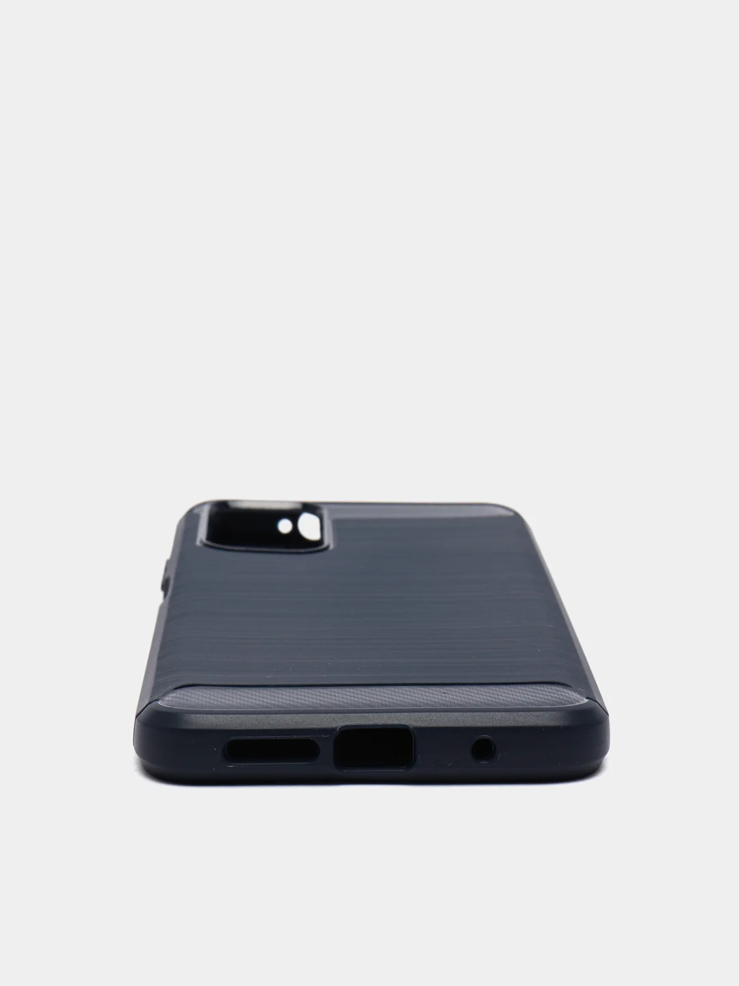 Темно-синий чехол для Xiaomi Redmi 9T, имитация вставок под карбон