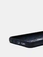 Темно-синий чехол для Xiaomi Redmi 9T, имитация вставок под карбон