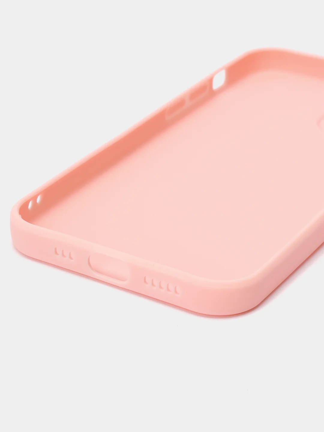 Розовый чехол Silicone Case для iPhone 12, 12 Pro, Max, 12 mini, 13, 13 Pro, Max с защитой камеры