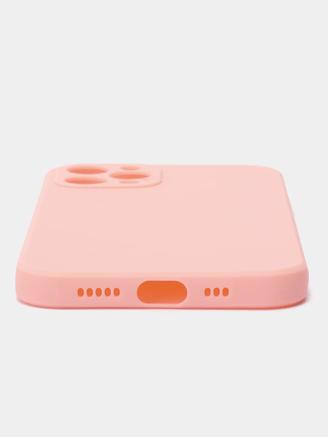 Розовый чехол Silicone Case для iPhone 12, 12 Pro, Max, 12 mini, 13, 13 Pro, Max с защитой камеры