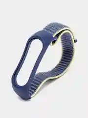 Синий нейлоновый ремешок для фитнес-браслетов Xiaomi Mi Band 3 / 4 / 5 / 6