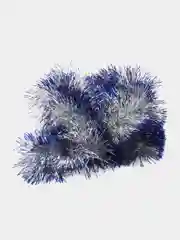 Голубой мишура с цветными кончиками, 200 х 10 см