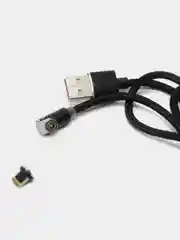 Кабель DREAM Lightning U50, 2.4 A, 1 м, магнитный, черный