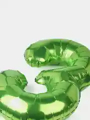 Воздушный шар "Цифра 3", лаймовый, 100 см