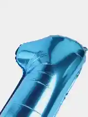 Воздушный шар "Цифра 1", голубой, 100 см