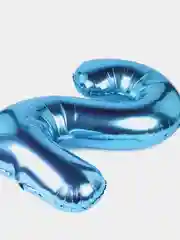 Воздушный шар "Цифра 2", голубой, 100 см