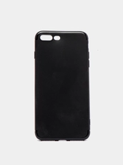 Черный силиконовый чехол для iPhone