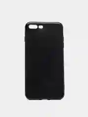 Черный силиконовый чехол для iPhone