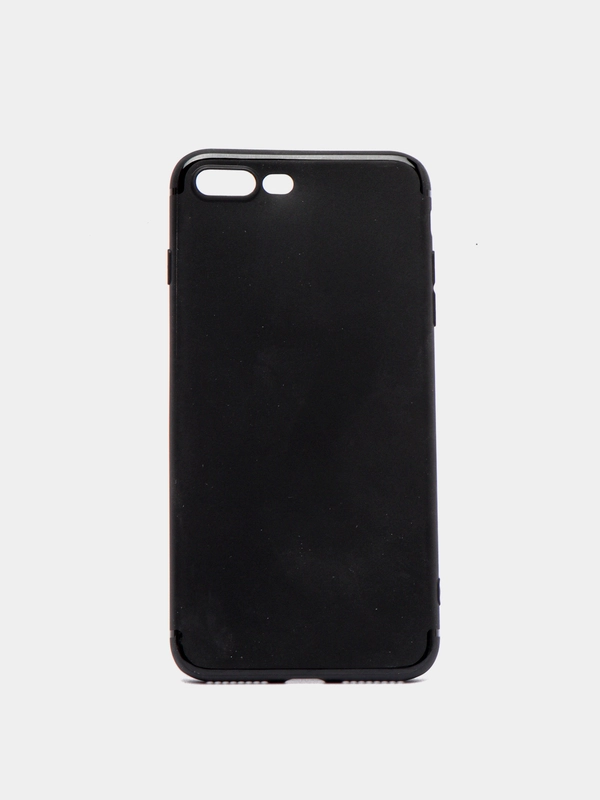 Черный силиконовый чехол для iPhone