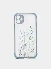 Фиолетовый чехол с цветами для Apple iPhone 12, 12 Pro, 12 Pro Max, 12 mini , 11 , 11 Pro, 11 Pro Max