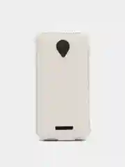 Белый флип-чехол для FLY IQ