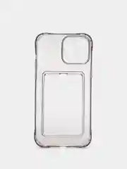 Тёмно-серый чехол карточница iPhone 11, 12, 12 Pro, 12 Pro Max, 13 Pro, 13 Pro Max, 13 Mini, Honor X8