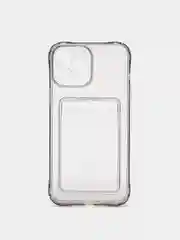 Тёмно-серый чехол карточница iPhone 11, 12, 12 Pro, 12 Pro Max, 13 Pro, 13 Pro Max, 13 Mini, Honor X8