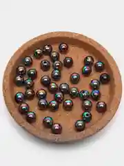 Черный бусины жемчужные, акриловые, для рукоделия, 8 мм