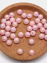 Розовый бусины жемчужные, акриловые, для рукоделия, 8 мм