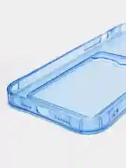 Светло-синий чехол карточница iPhone 11, 12, 12 Pro, 12 Pro Max, 13 Pro, 13 Pro Max, 13 Mini, Honor X8