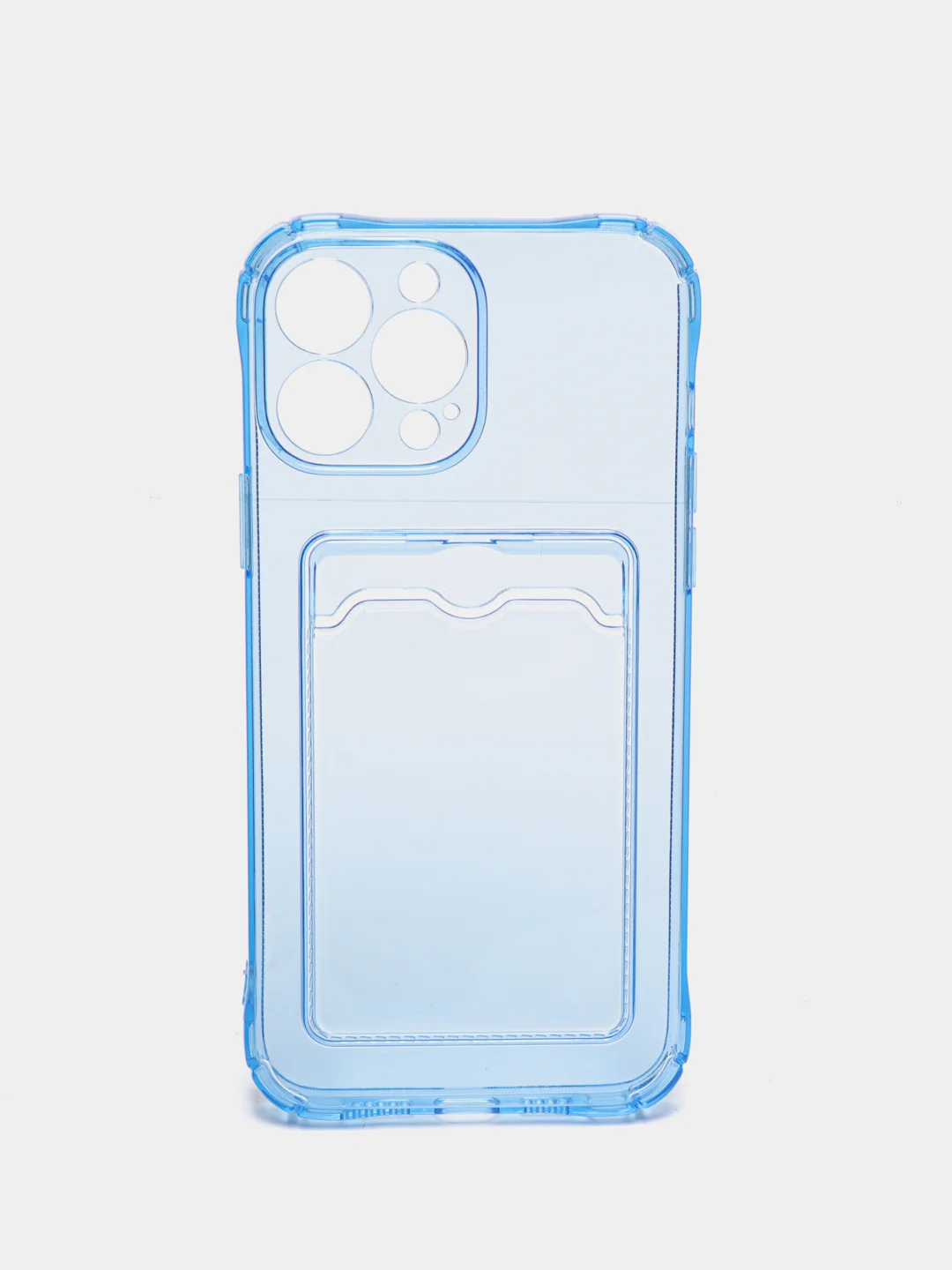 Светло-синий чехол карточница iPhone 11, 12, 12 Pro, 12 Pro Max, 13 Pro, 13 Pro Max, 13 Mini, Honor X8