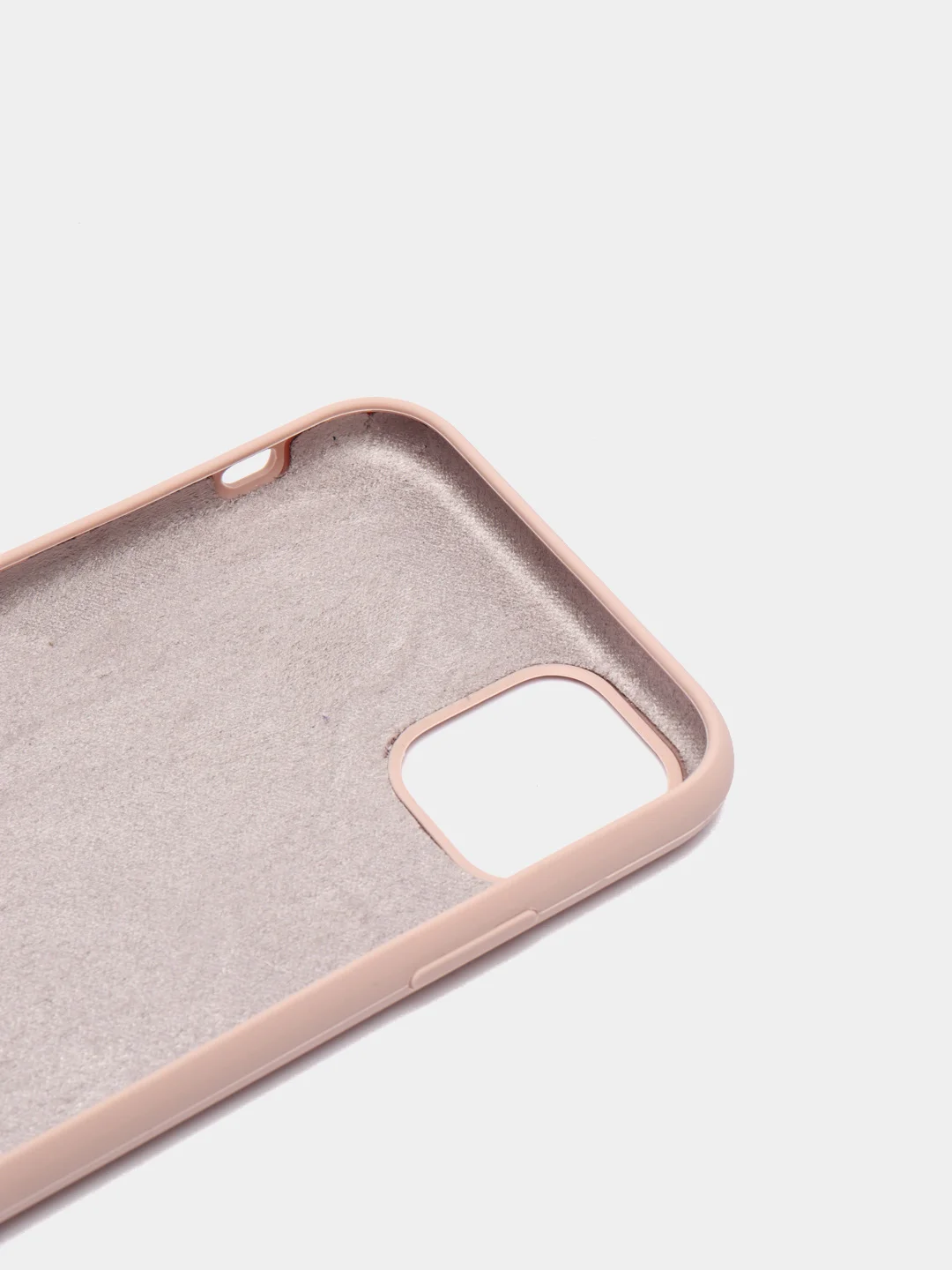 Бежевый силиконовый цветной чехол iPhone  X, XS, XR, 11, XS MAX