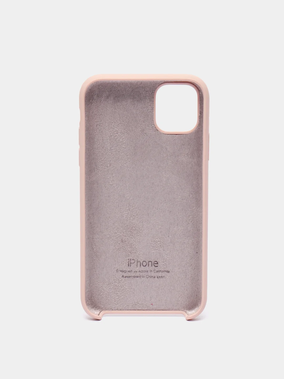 Бежевый силиконовый цветной чехол iPhone  X, XS, XR, 11, XS MAX