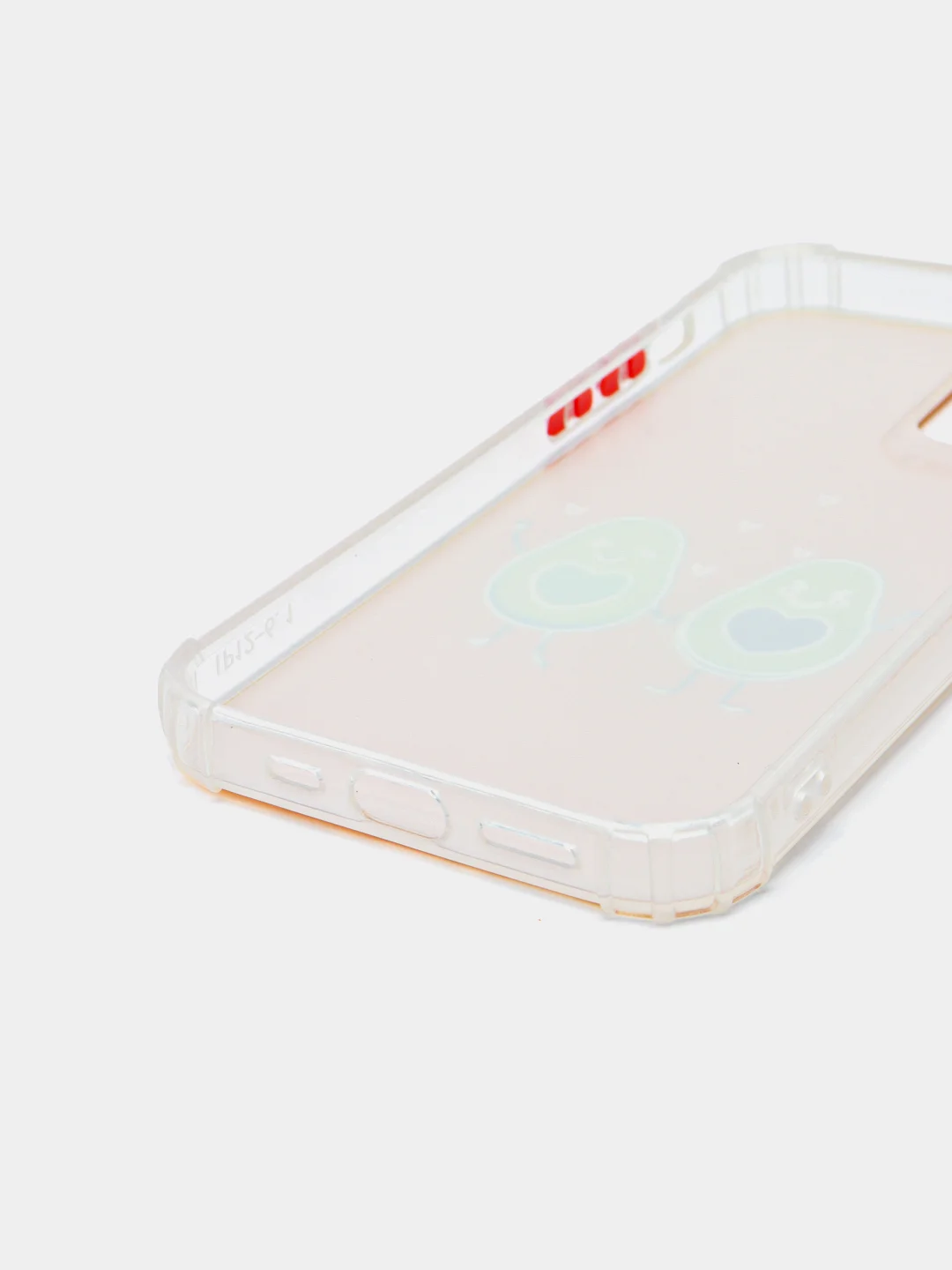 Алый чехол накладка с рисунком принтом картинкой авокадо тик ток лайки для iphone 12 pro 7+/8