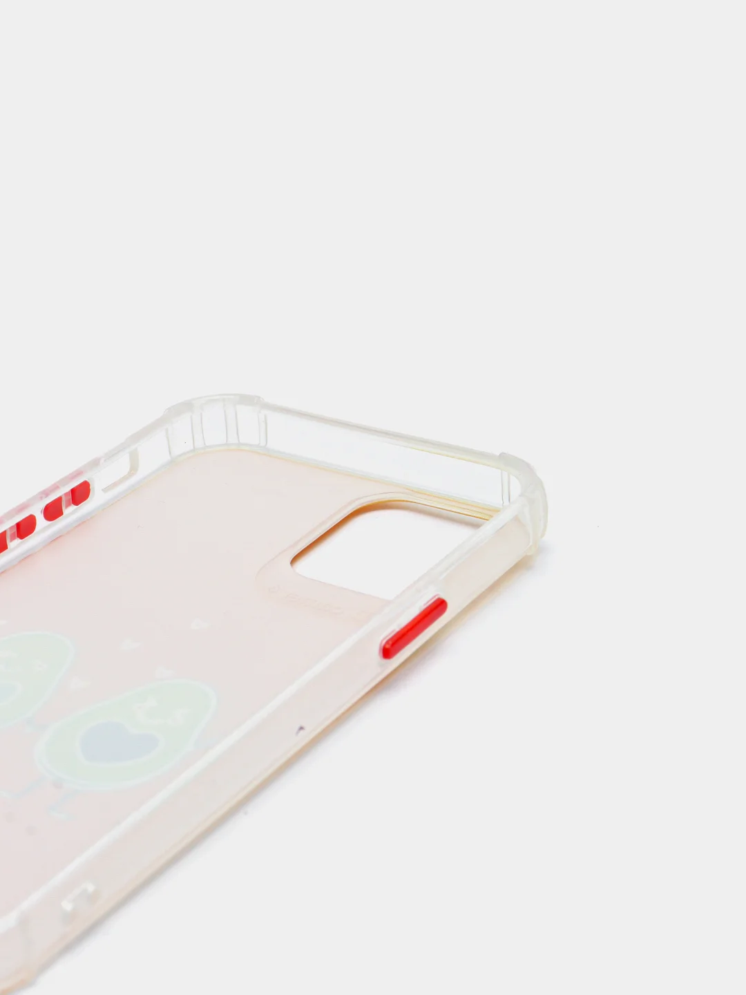 Алый чехол накладка с рисунком принтом картинкой авокадо тик ток лайки для iphone 12 pro 7+/8