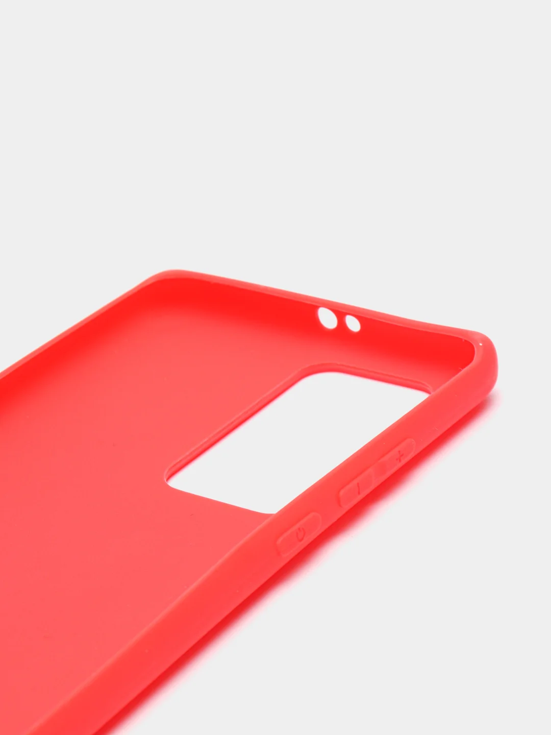 Красный чехол силиконовый матовый для Huawei P40 Lite/P30Lite/Honor 9C/9A/7A/9S/9X/30/20/8A/10Lite