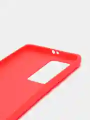 Красный чехол силиконовый матовый для Huawei P40 Lite/P30Lite/Honor 9C/9A/7A/9S/9X/30/20/8A/10Lite