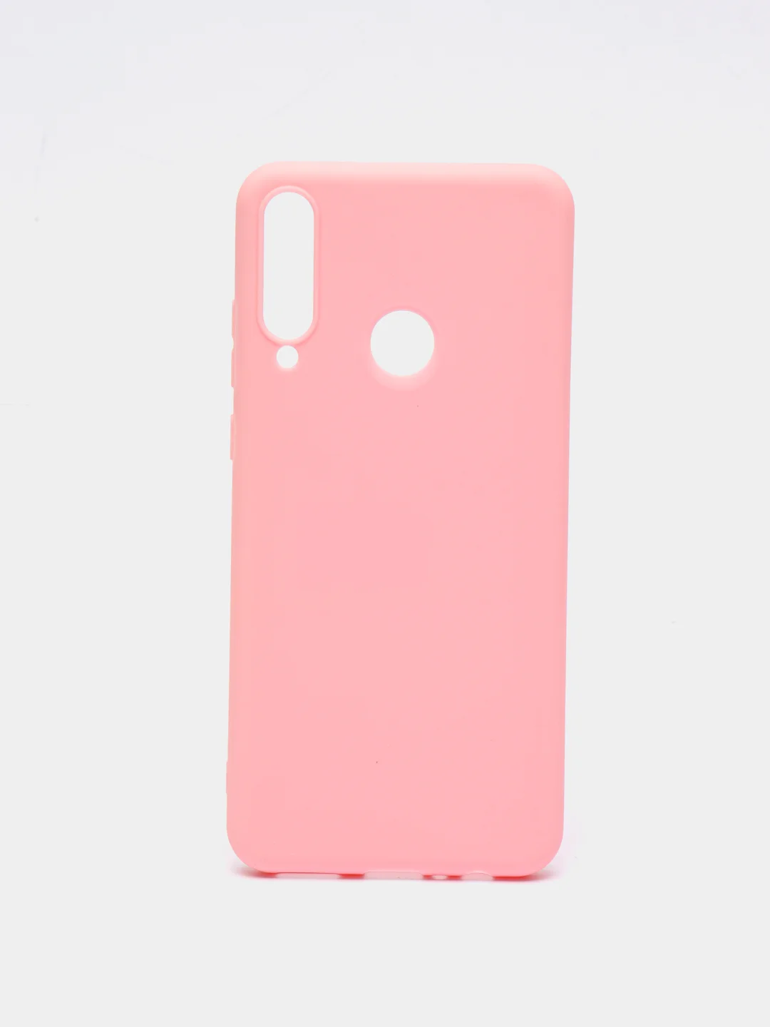 Розовый чехол силиконовый матовый для Huawei P40 Lite/P30Lite/Honor 9C/9A/7A/9S/9X/30/20/8A/10Lite