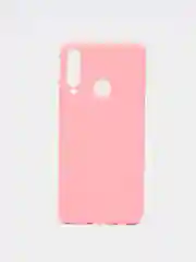 Розовый чехол силиконовый матовый для Huawei P40 Lite/P30Lite/Honor 9C/9A/7A/9S/9X/30/20/8A/10Lite