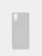 Серебряный чехол блестящий Samsung Galaxy A03 Core, накладка с блёстками