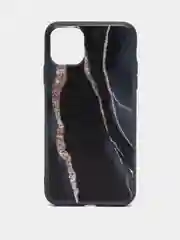 Черный яркий чехол цветные принты картинки iPhone 5S, SE 6 6S 7 8 Plus X XS XR 11 12 Mini Pro Max